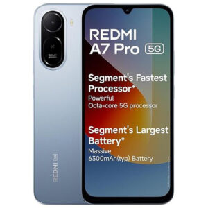 Home redmi a7 pro 5g (mist blue, 4gb ram,128gb storage) | segment's fastest processor | segment's largest battery | segment's largest & smoothest 6.9in 120hz display